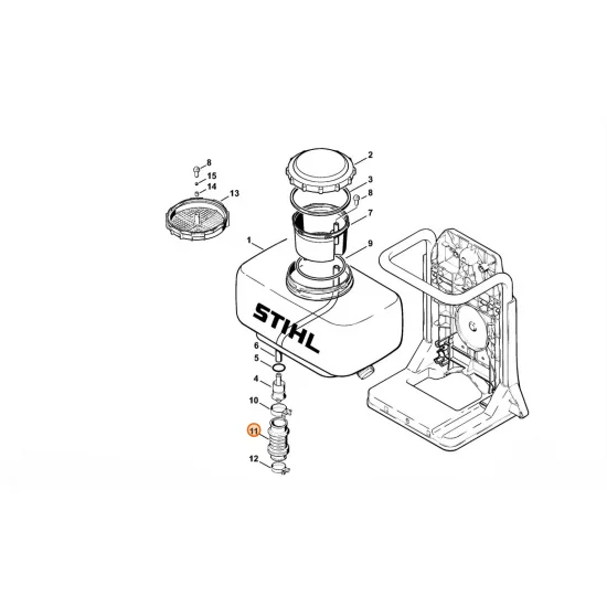 STIHL  Mieszek fałdzisty 4203 701 6200